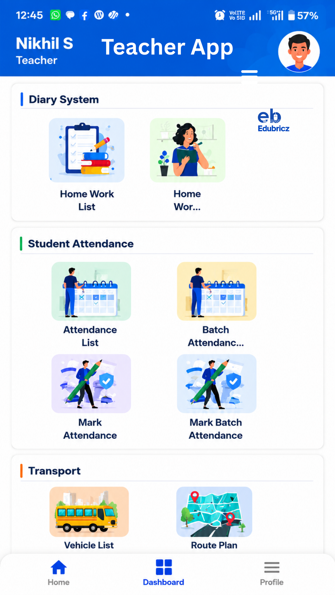 Teacher App - Best School ERP Software Bangalore
